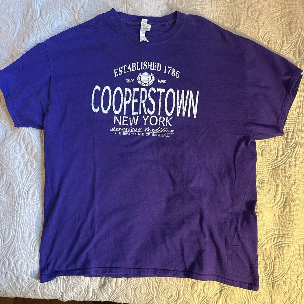 Baseball Hall of Fame Cooperstown New York T Shirt Size XL